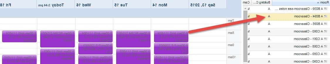 Scheduling Grid - Weekly View